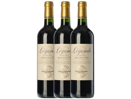 Vinho BARONS DE ROTHSCHILD Barons De Rothschild Collection Légende Bordeaux Joven (0.75 L - 3 unidades)