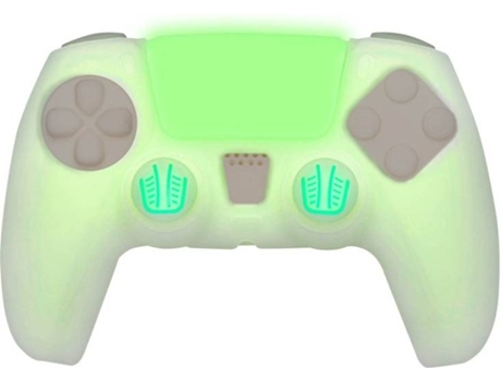 Dualsense PS5 Custom Kit - Glow In The Dark Skin + Grips + Touch Stick