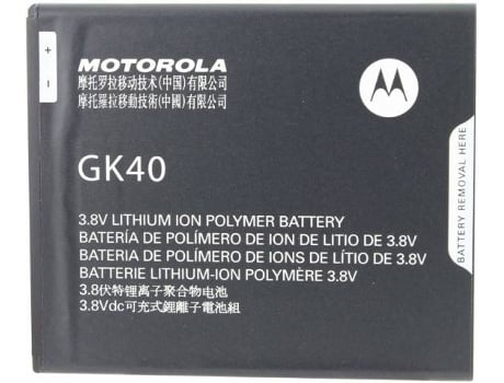 Baterias - preta - Central - unidade Cod. BATERIA MOTOROLA GK40/ G5/ G4 PLAY  - Baterias - Loja