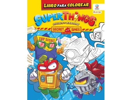 Livro Libro Para Colorear Superthings Secret Spies Series - España de  Sl (Espanhol)