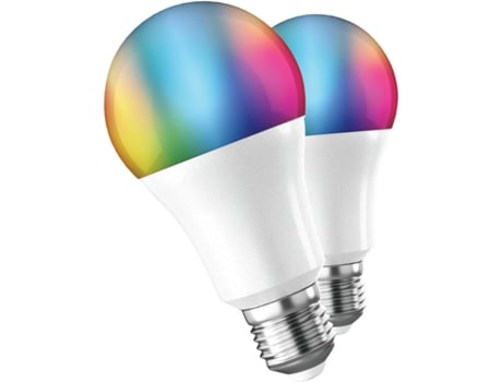 Muvit iO Pack 2 Lâmpadas Inteligentes A60 E27 9W RGB+Brancas