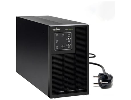 Inversor Tecnoware Evo DSP Plus 800 Tecnologia On Line 94% Eficiência Entrada/Saída 230/230V AC Soquetes de Saída IEC 800 VA TECNOWARE POWER SYSTEMS