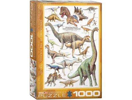 Puzzles EUROGRAPHICS Dinosaurs of the Jurassic Period (1000 Peças)