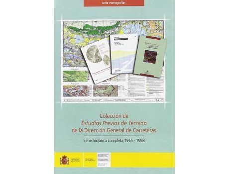 Livro Colección de Estudios Previos de Terreno de la Direccción General de Carreteras. Serie histórica completa 1965-1998 de D.G. De Carreteras, Centro De Publicaciones, Ministerio De Fomento (Espanhol)