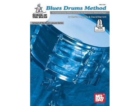 Livro Blues Drums Method de Barrett David (Inglês)