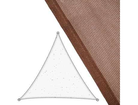 Toldo  Triangular (Castanho - 5x5x5 m - Fibra)