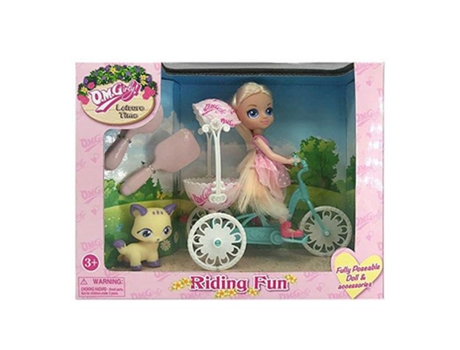 Boneca com Animal Riding Fun 110715