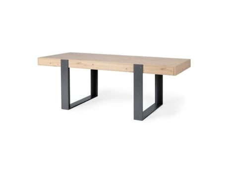 Mesa de jantar retangular estilo industrial - Aglomerado - 224 x 93 x A 79 cm PARISOT