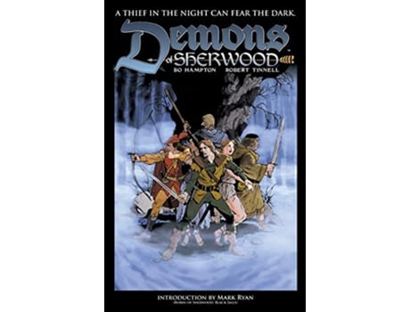 Livro Demons of Sherwood de Robert Tinnell e Bo Hampton (Inglês)