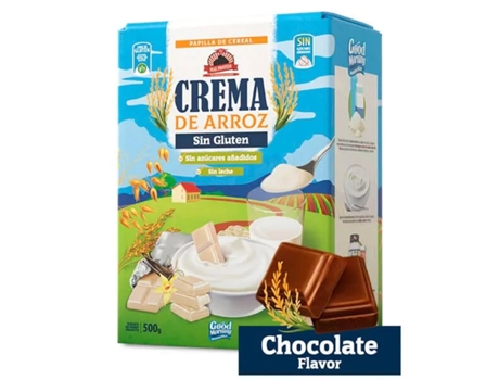 Proteína MAX PROTEIN Crema De Arroz (500 Gr - Chocolate)