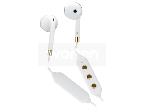 Auriculares Bluetooth HAPPY PLUG II (In Ear - Microfone - Branco)