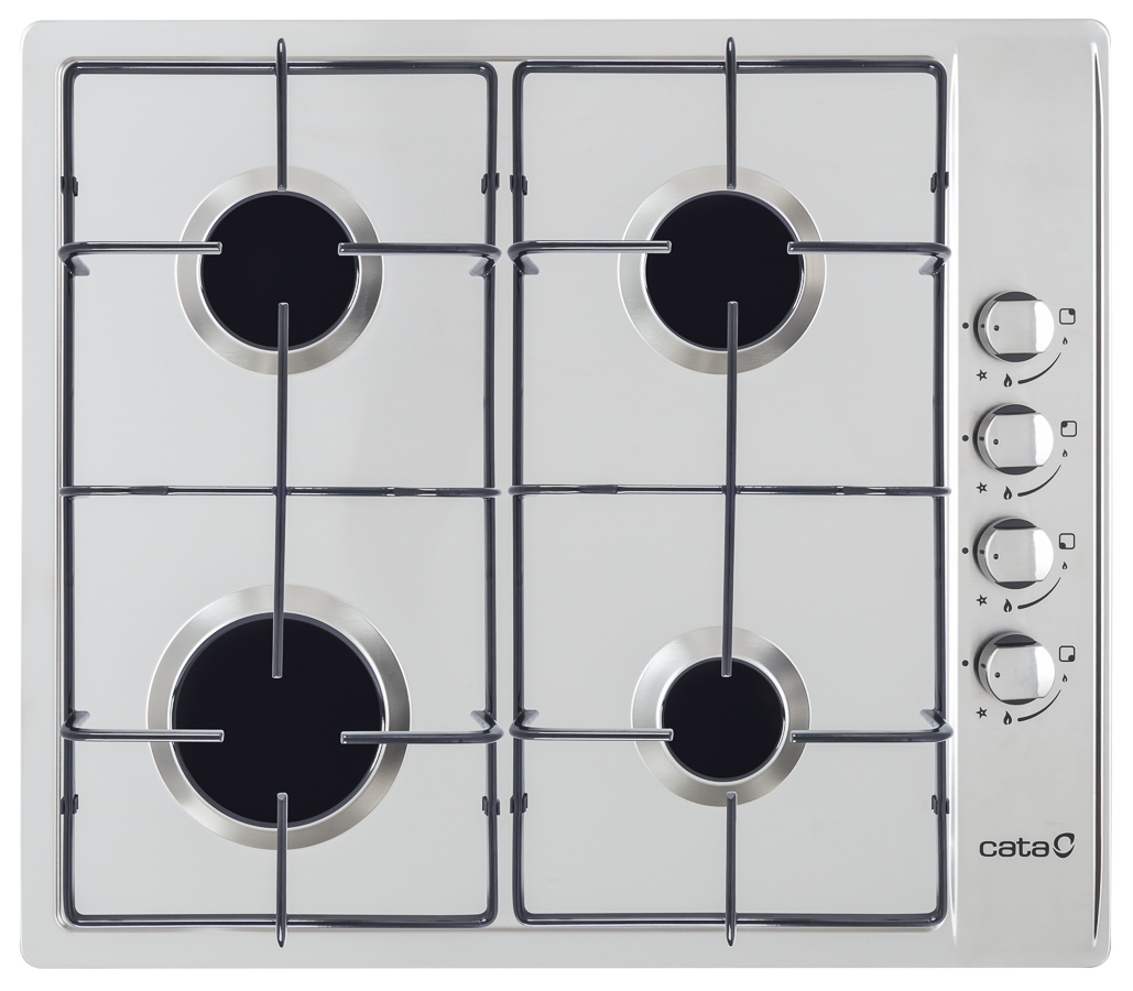 CATA GIB 6004 X PLACA INOX GAS BUTANO 60CM 4 Fuegos