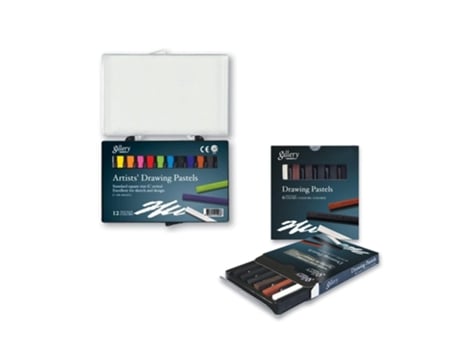 Caixa de Pastel Desenho Gallery Artist 6 Cores Sortidas