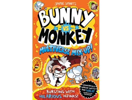 Livro Bunny Vs Monkey: Multiverse Mix-Up! de Jamie Smart  (Inglês)