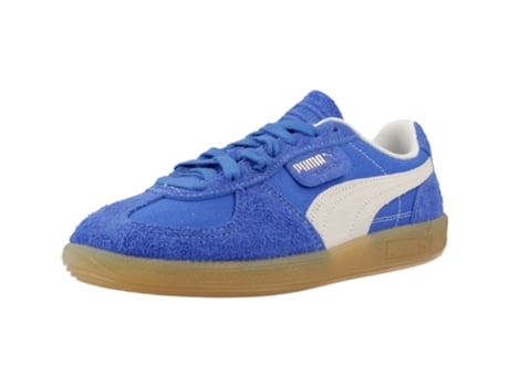 Sapatos Vintage de Mulher PUMA YELLOW Palermo Tecido Azul (38)