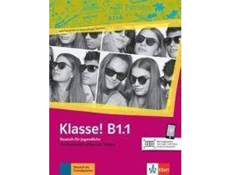 Livro Klasse in Teilbanden : Kursbuch B1.1 mit Audios und videos online de Sarah Fleer (Alemão)