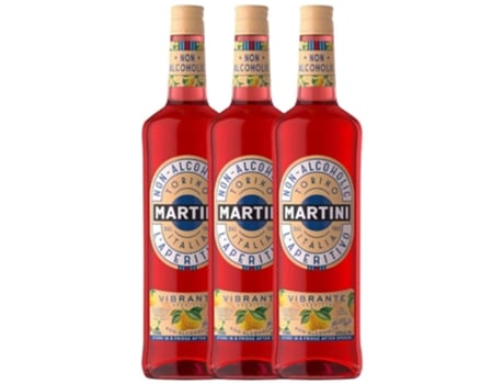 Vermute MARTINI Martini Vibrante Sem Álcool (0.75 L - 3 unidades)