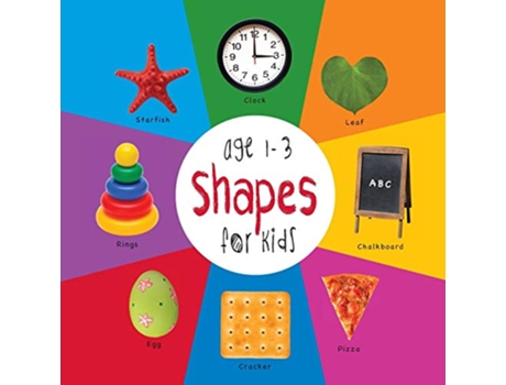 Livro Shapes for Kids age 13 Engage Early Readers Childrens Learning Books de Dayna Martin (Inglês)