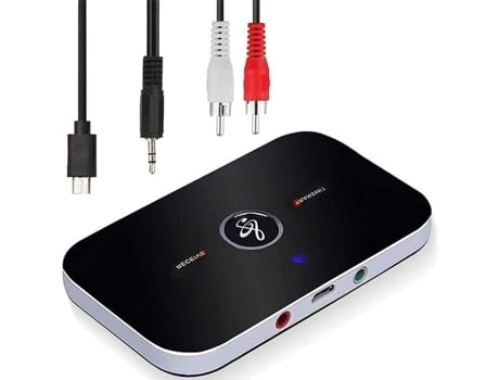 Receptor Transmissor Bluetooth 5.0 Receptor Transmissor de Áudio Bluetooth 2 em 1 com Adaptador/Conversor de Saída de Áudio de 3 5 Mm FOLAYA