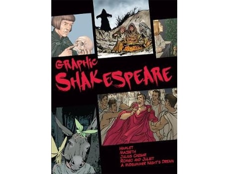 Livro graphic shakespeare de william shakespeare (inglês)