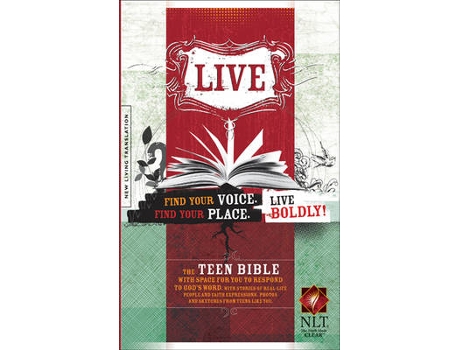 Livro live nlt bible de edited by tyndale , edited by group publishing (inglês)