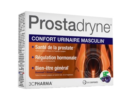 3C PHARMA Prostadryne 30 Comprimidos