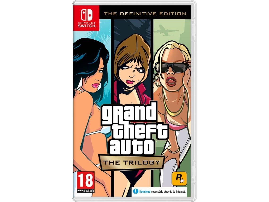 GTA: The Trilogy - Definitive Edition RA coleção inclui Grand