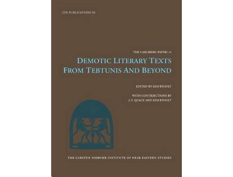 Livro demotic literary texts from tebtunis and beyond de kim ryholt (inglês)