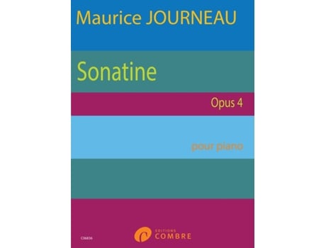 Livro Sonatine Opus 4 de Journeau e Maurice (Francês)