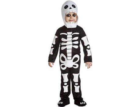Fato de Menino  Esqueleto (Tam: 7 a 9 Anos)