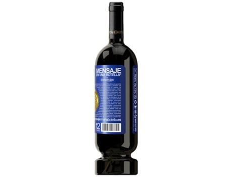 Vinho Tinto MENSAGEM EM UMA GARRAFA «A Vida É Feita Para Bons Amigos E Ótimos Vinho» 2014 (0.75 L - 1 unidade)