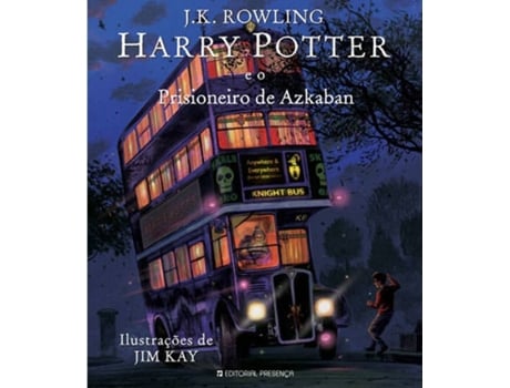 Livro Harry Potter e o Prisioneiro de Azkaban - Edição Ilustrada de J. K. Rowling (Português - 2017)