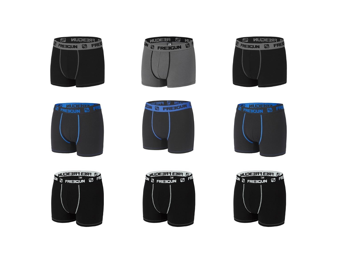 Pack 9 Boxers FREEGUN Hombre Multicor L Worten.pt