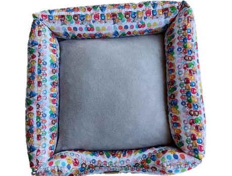 Cama para Cães e Gatos  Ninho Mm's L (Multicor - 90x70 cm - Algodão)