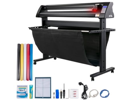 Cortador de Vinil 1350Mm Plotter de Vinil Led Guia Luz Signmaster Fabricante de Etiquetas VEVOR