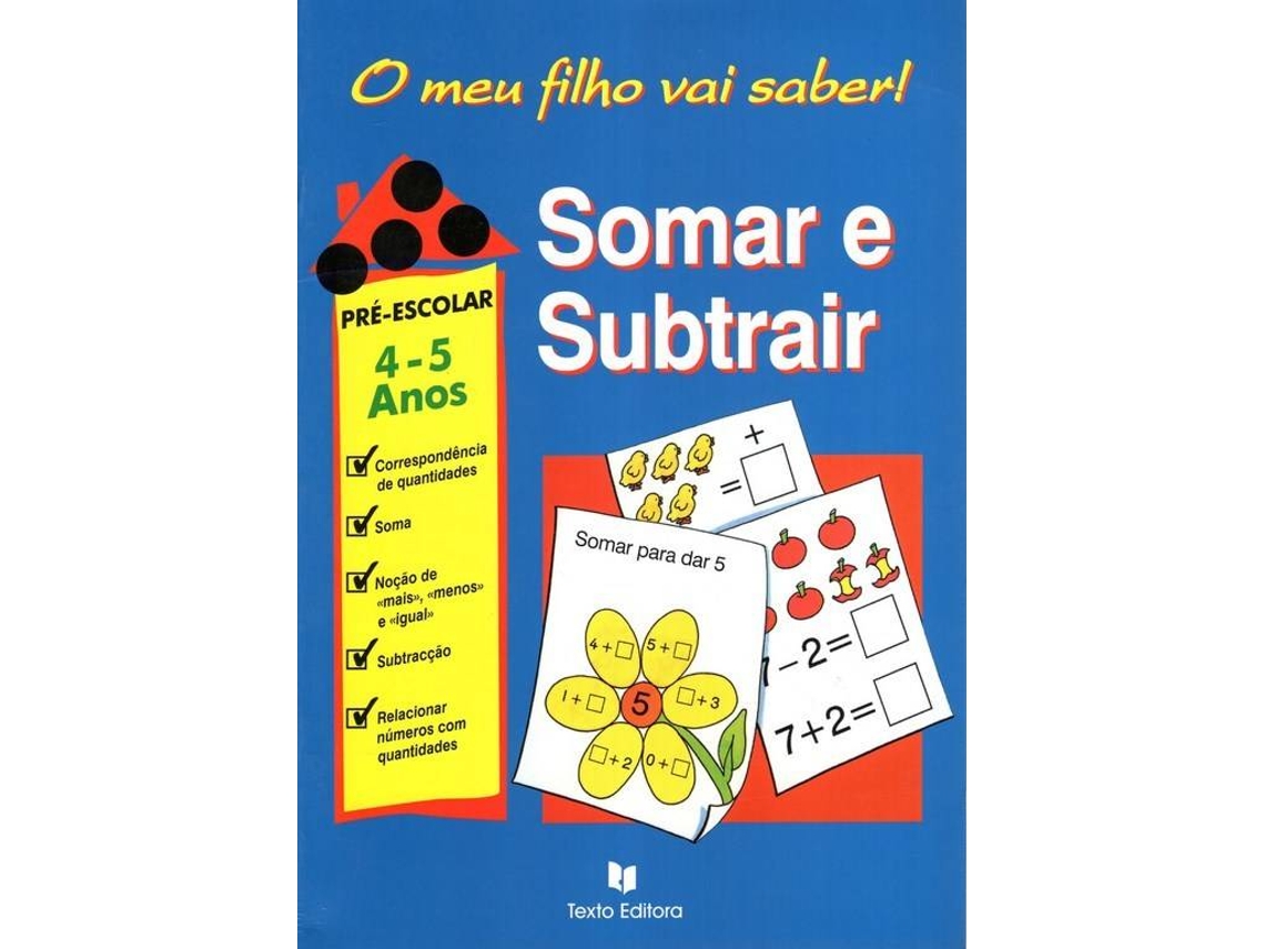 Livro Somar E Subtrair Português Worten Pt