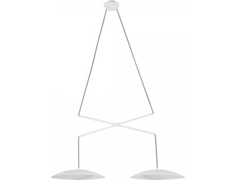 Candeeiro de Teto  Slim (Branco - LED - 15 W - Cristal)