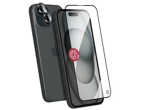 Película de Ecrã Verreganic Lente Câmara para iPhone 15 FORCE GLASS Polímero Transparente