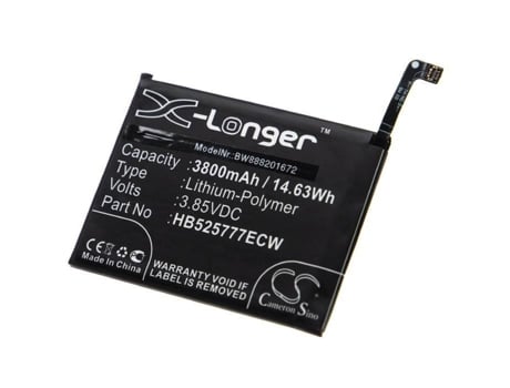 Bateria VHBW Substitui Huawei Hb525777Ecw Hb525777Eew para Smartphone 3800Mah 3.85V Li-Polymer