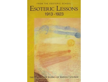 Livro esoteric lessons de rudolf steiner (inglês)