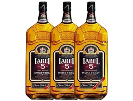 Whisky BARDINET Blended Bardinet Label 5 Anos  (1.5 L - 3 unidades)