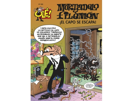 Livro ¡El Capo Se Escapa! (Olé! Mortadelo 205) de Francisco Ibáñez (Espanhol)