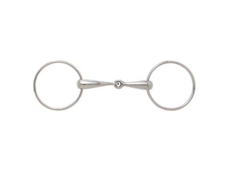 23 Mm Snaffle Grosso de Anel Grande de Junta Única Prateado 12.5 Cmsefton