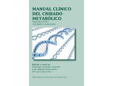 Livro Manual clínico del cribado metabólico de González Lamuño, Domingo (Espanhol)