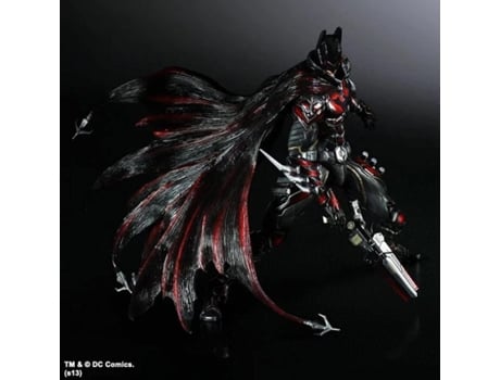 Play Arts Dc Batman Action Figure The Dark Knight Rises Red Limited Ver Toy Model 25Cm UISAVE