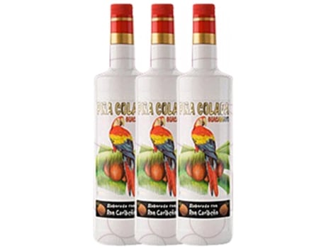 Licor CAMPENY Campeny Piña Colada Guacamayo (1 L - 3 unidades)