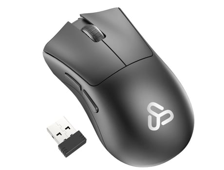 Mouse Sem Fio Silencioso SDLOGAL 1200 Dpi com Receptor Usb Mouse Compacto para Laptop Pc Mac Cinza