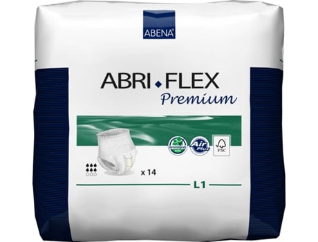 Cuecas Fralda ABENA Abri-Flex Premium Tamanho L1 (14 un)