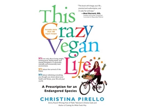 Livro This Crazy Vegan Life de Christina Pirello (Inglês)