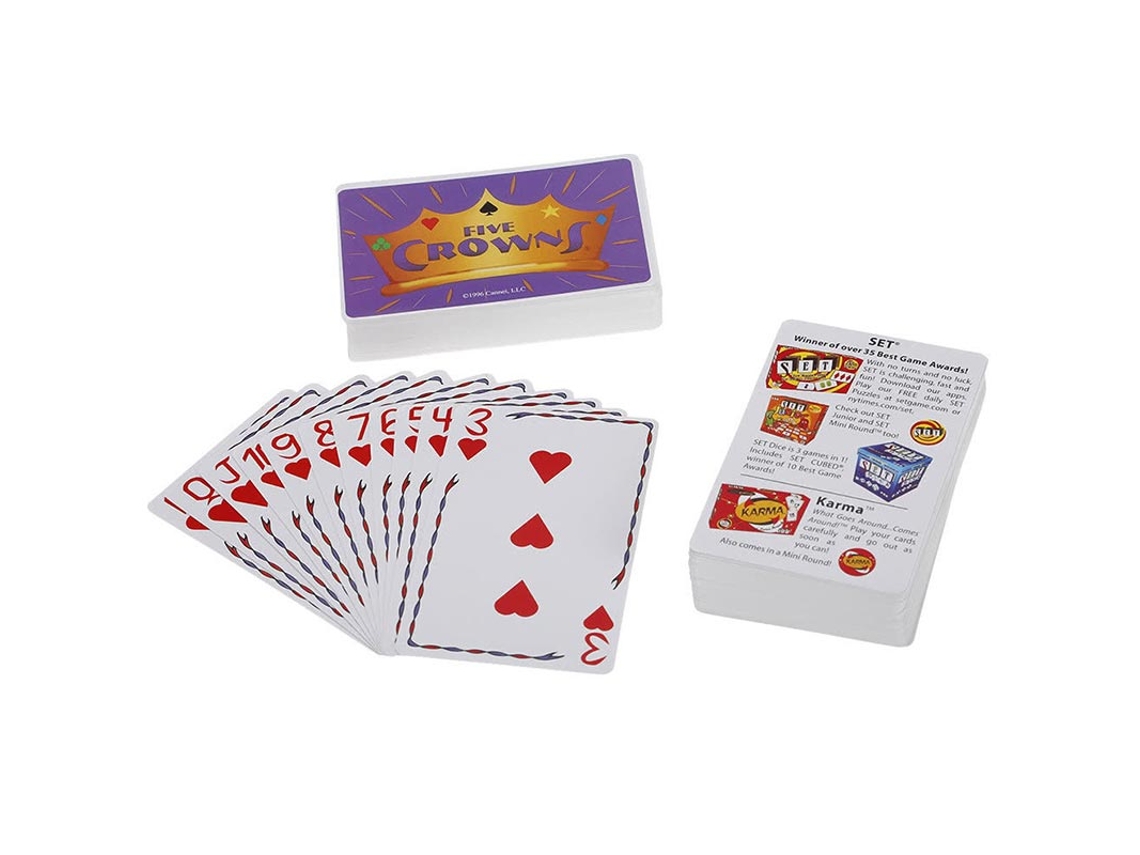 Jogo de cartas de cinco coroas - Jogos divertidos para noite de jog